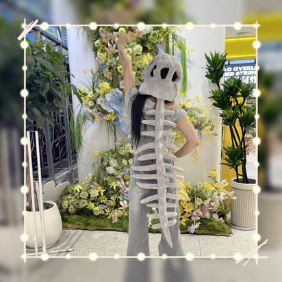 Hot Dinosaur Skeleton Cos Props Children Adult Cute Wearable Mask Halloween Party Carnival Cosplay Costumes Funny Headwear